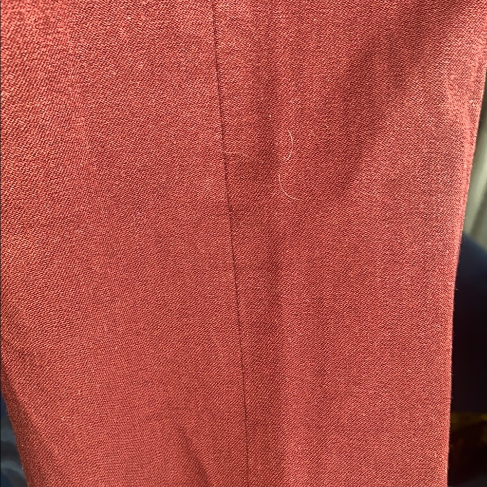Maroon Skinny Pants Size 0 Women Ankle Slim Small Burgundy Red Banana Republic - Picture 5 of 9